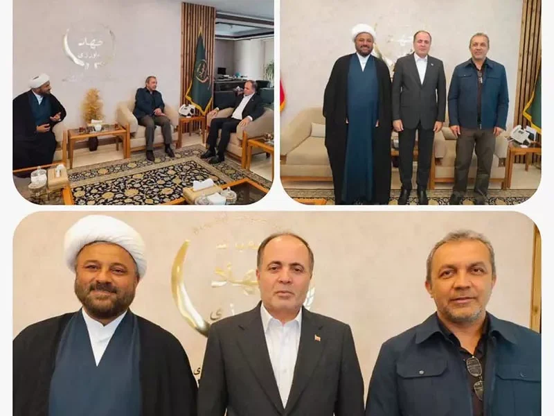دیدار امام جمعه شهرستان فراشبند و نماینده مردم با وزیر جهاد کشاورزی در تهران