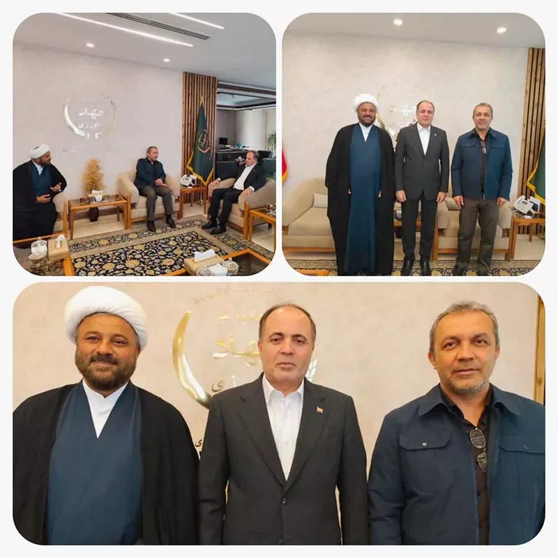 دیدار امام جمعه شهرستان فراشبند و نماینده مردم با وزیر جهاد کشاورزی در تهران